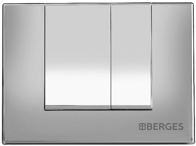 Кнопка для инсталляции Berges Novum S3 (040043) хром глянцевый